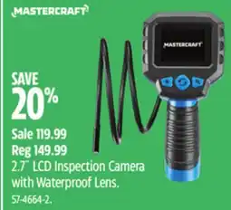 Canadian Tire 2.7˝ LCD Inspection Camera with Waterproof Lens offer