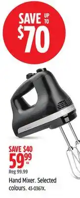 Canadian Tire KitchenAid Hand Mixer offer