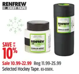 Canadian Tire Selected Hockey Tape offer