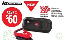 Canadian Tire Eliminator XB30 3000A Lithium Jump Starter offer
