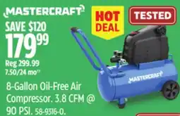 Canadian Tire 8-Gallon Oil-Free Air Compressor offer