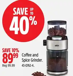Canadian Tire Coffee and Spice Grinder offer