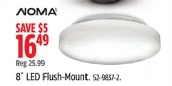 Canadian Tire Noma 8˝ LED Flush-Mount offer
