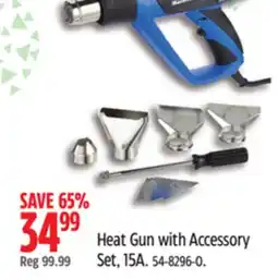 Canadian Tire Mastercraft Heat Gun with Accessory Set offer