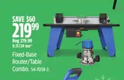 Canadian Tire Fixed-Base Router/Table Combo offer