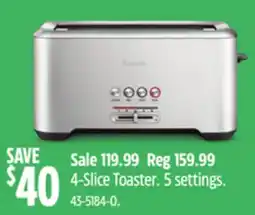 Canadian Tire Breville 4-Slice Toaster offer