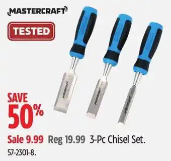 Canadian Tire 3-Pc Chisel Set offer