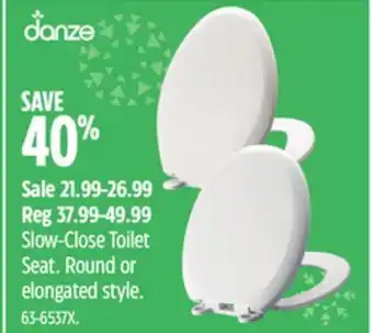 Canadian Tire Slow-Close Toilet Seat offer