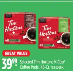Canadian Tire Selected Tim Hortons K-Cup Coffee Pods offer