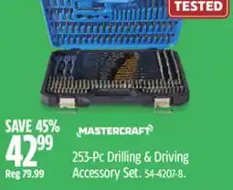 Canadian Tire Mastercraft 253-Pc Drilling & Drivings Accessory Set offer