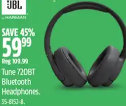 Canadian Tire JBL Tune 720BT Bluetooth Headphones offer