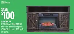 Canadian Tire Kerry 44˝ Electric Fireplace offer