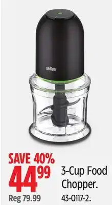 Canadian Tire Braun 3-Cup Food Chopper offer