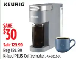 Canadian Tire K-Iced PLUS Coffeemaker offer