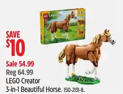 Canadian Tire LEGO Creator 3-in-1 Beautiful Horse offer