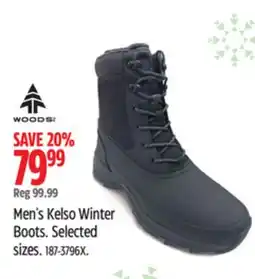 Canadian Tire Men's Kelso Winter Boots offer