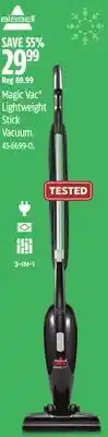 Canadian Tire TESTED Magic Vac Lightweight Stick Vacuum offer