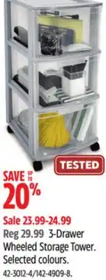 Canadian Tire type A Wheeled Storage Tower offer