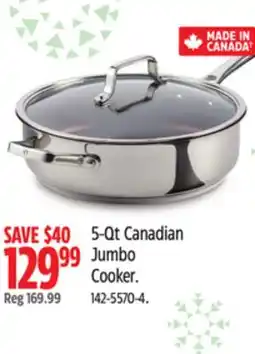 Canadian Tire 5-Qt Canadian Jumbo Cooker offer