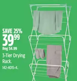 Canadian Tire 3-Tier Drying Rack offer