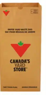 Canadian Tire Compostable 2-Ply Leaf Bags offer