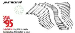 Canadian Tire 60-Pc Combination Wrench Set offer