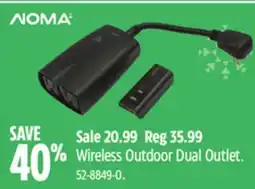 Canadian Tire NOMA Wireless Outdoor Dual Outlet offer