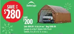 Canadian Tire ShelterLogic Garage-in-a-Box Alpine SUV/Truck Shelter offer