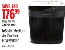 Canadian Tire InSight Medium Air Purifier offer