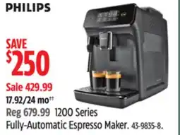 Canadian Tire 1200 Series Fully-Automatic Espresso Maker offer