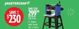 Canadian Tire Mastercraft 12˝ Planer with Stand offer