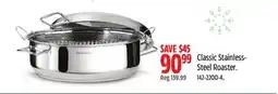 Canadian Tire Paderno Classic Stainless- Steel Roaster offer