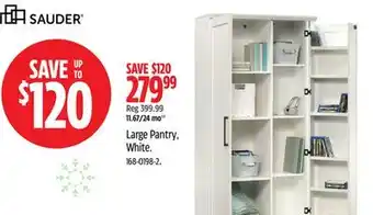 Canadian Tire Sauder Large Pantry offer