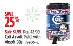 Canadian Tire Colt Airsoft Pistol with Airsoft BBs offer
