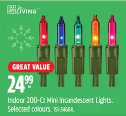 Canadian Tire For Living Indoor 200-Ct Mini Incandescent Lights offer