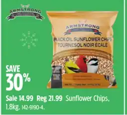Canadian Tire Sunflower Chips, 1.8kg offer