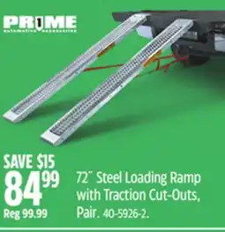 Canadian Tire 72˝ Steel Loading Ramp with Traction Cut-Outs offer