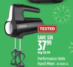 Canadian Tire Black & Decker Performance Helix Hand Mixer offer