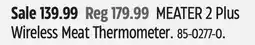 Canadian Tire MEATER 2 Plus Wireless Meat Thermometer offer