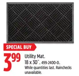 Canadian Tire Utility Mat offer