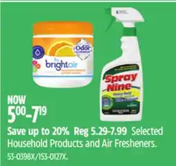 Canadian Tire Selected Household Products and Air Fresheners offer