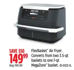 Canadian Tire Ninja FlexBasket Air Fryer offer