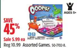 Canadian Tire Assorted Games offer