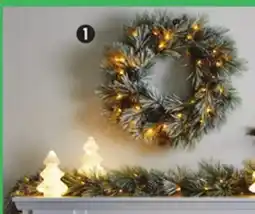 Canadian Tire CANVAS 24˝ Wreath with 30 Mini LEDs offer