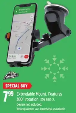 Canadian Tire Extendable Mount offer