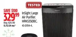 Canadian Tire Honeywell InSight Large Air Purifier offer