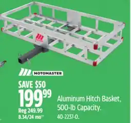 Canadian Tire Motomaster Aluminum Hitch Basket offer