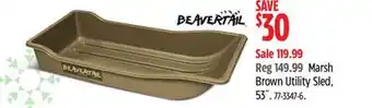 Canadian Tire Marsh Brown Utility Sled offer
