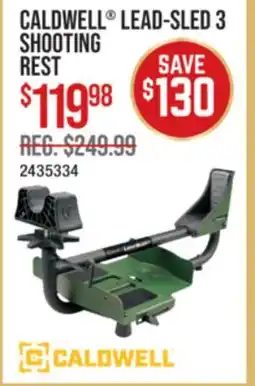 Cabela's CALDWELL LEAD-SLED 3 SHOOTING REST offer