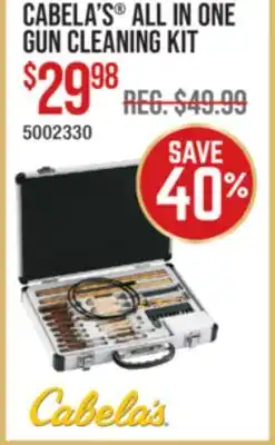 Cabela's CABELA'S ALL IN ONE GUN CLEANING KIT offer